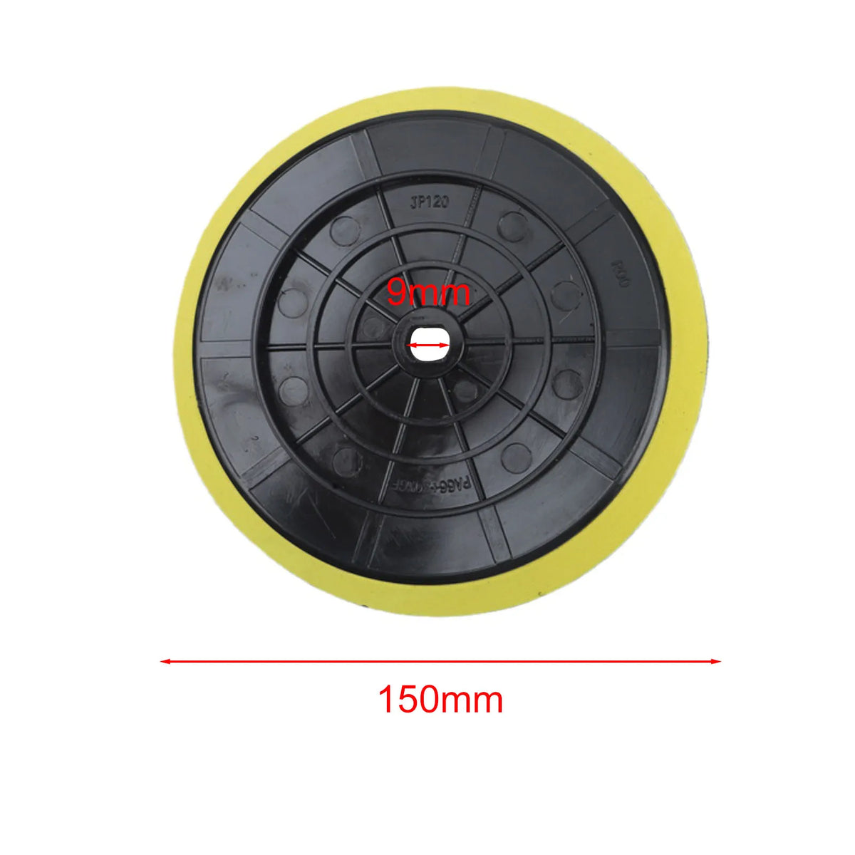 2-Pack 125/150mm Buffer Polisher Backing Pads – Grinding Tools Polisher Backing Pads Babs