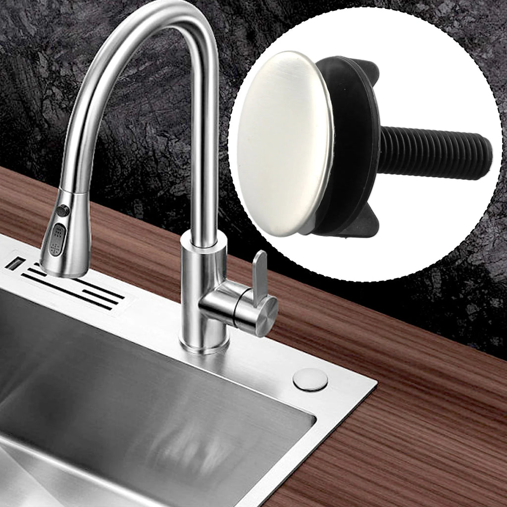 45mm Stainless Steel Sink Faucet Hole Cover Blanking Plug Sink Hole Cover Babs