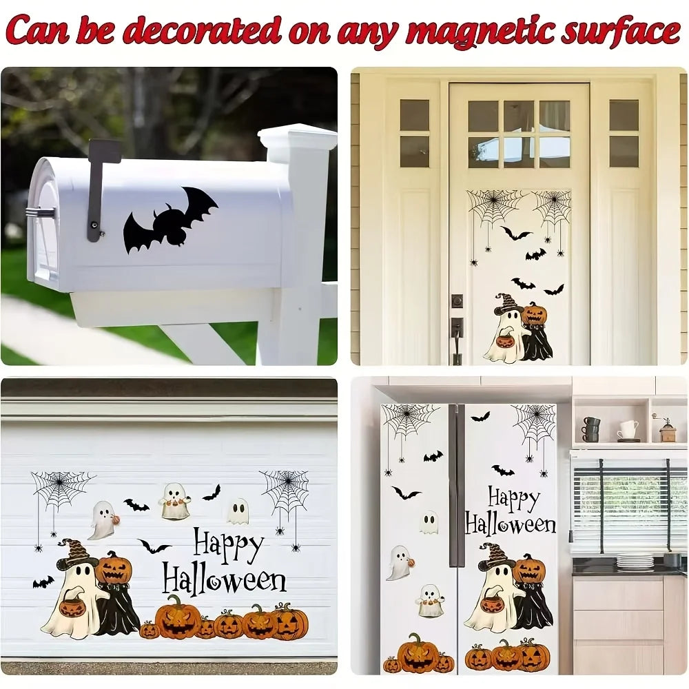 Halloween Garage Door Sticker Set – Spooky Wall & Party Decor Halloween Wall Sticker Babs