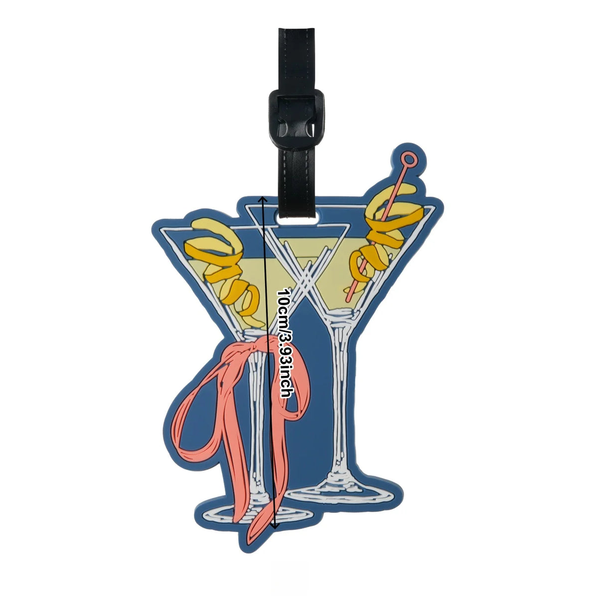 Cute Summer Beach Luggage Tags for Women & Men w/ Loop Luggage Tags Babs