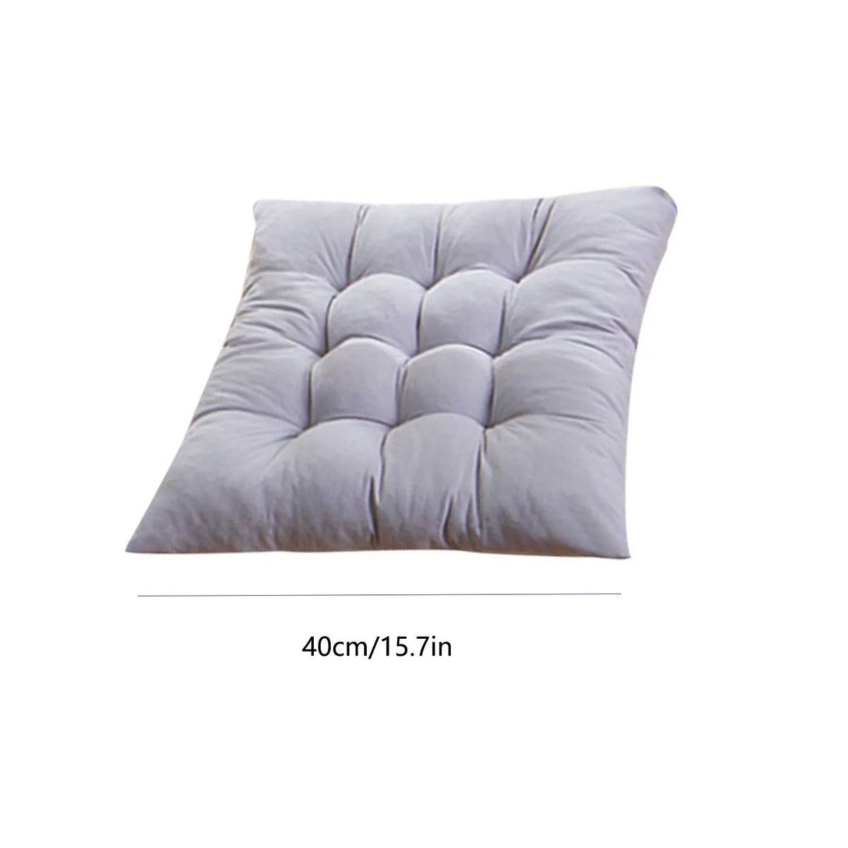 40cm Non-Slip Seat Cushion with Tie Straps – Soft Chair Pad Chair Seat Cushion Babs