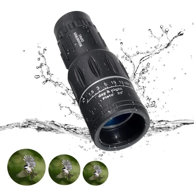 16x52 High-Power Monocular Telescope – Outdoor Spotting Scope Monocular Telescope Babs
