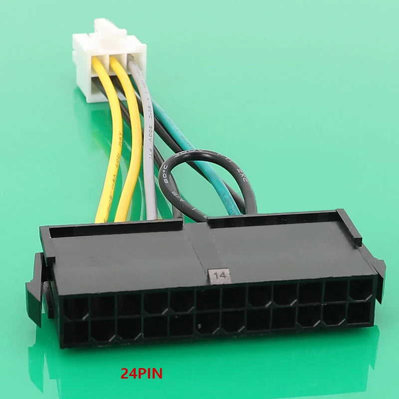 24-Pin to 6-Pin Power Adapter Cable for PC Mainboard Power Adapter Cable Babs
