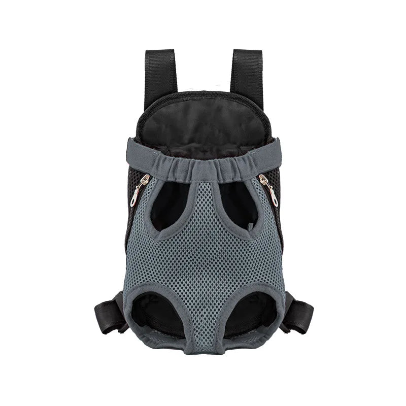 Breathable Mesh Pet Carrier Backpack – Small Dogs & Cats Pet Carrier Backpack Babs GRAY S