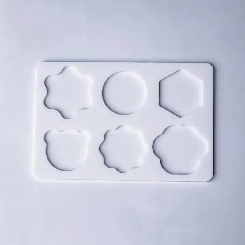 Wax Seal Stamp Silicone Mold Pad | 25mm DIY Craft Tool Wax Seal Mold Pad Babs 6 Grids White