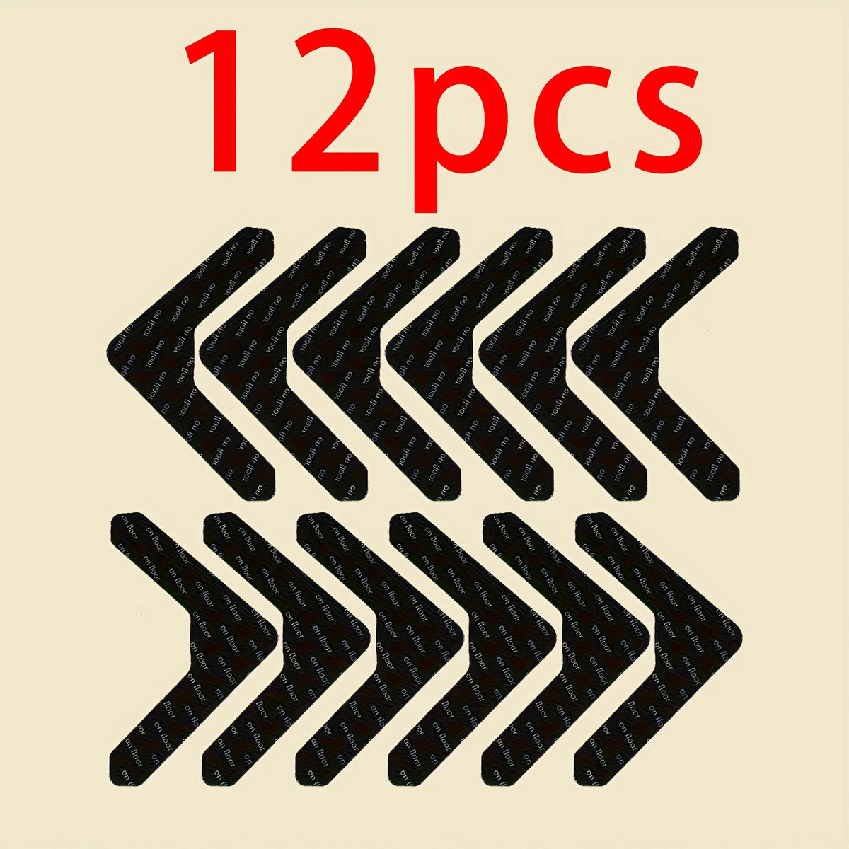 Reusable Anti-Slip Rug Grippers 12/24 Pcs – Washable Tape Rug Gripper Pads Babs 12pcs