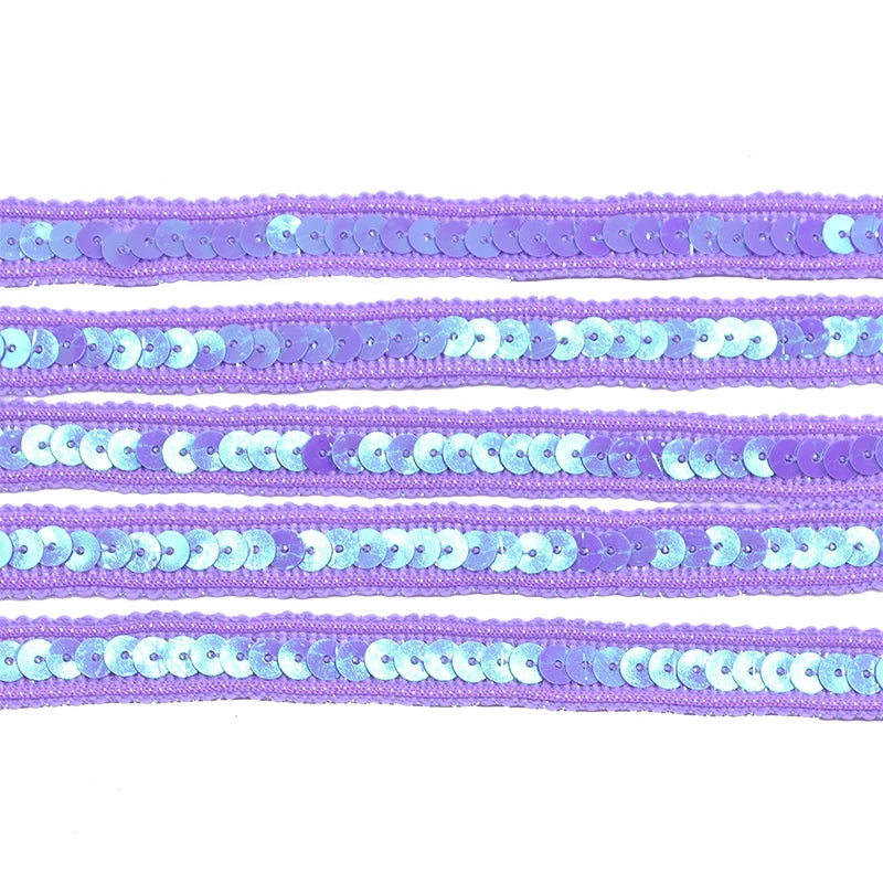5M Sequin Ribbon Lace Trim 12mm – Bridal DIY Sewing Craft Sequin Lace Trim Babs B12 5M