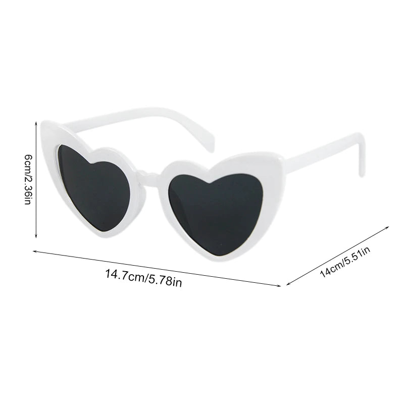 Heart Shaped Bachelorette Party Sunglasses | Bridal Shower Gift Party Novelty Sunglasses Babs