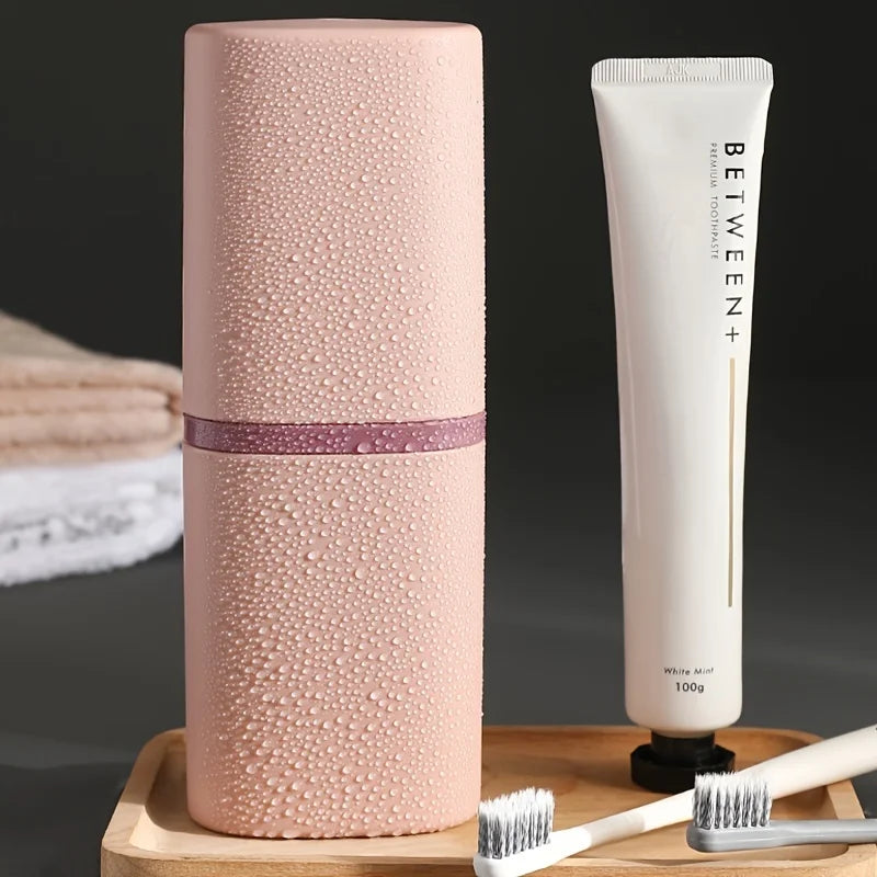 Portable Travel Toothbrush Holder Case & Mouthwash Cup Toothbrush Travel Case Babs