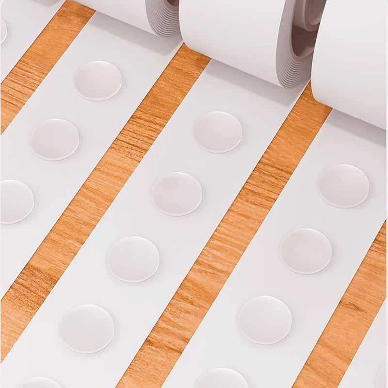 100pcs Clear Balloon Glue Dots | Double-Sided Adhesive Roll Balloon Adhesive Dots Babs