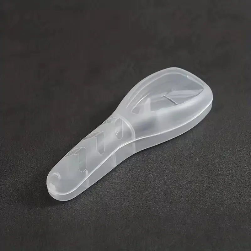 Travel Razor Case – Clear Portable Plastic Shaver Protector Box Razor Travel Case Babs 1Pc White