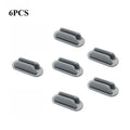 Silicone Self-Adhesive Pen Holder – Wall & Desk Storage 3/6 Pack Pen Holder Organizer Babs Grey 6PCS