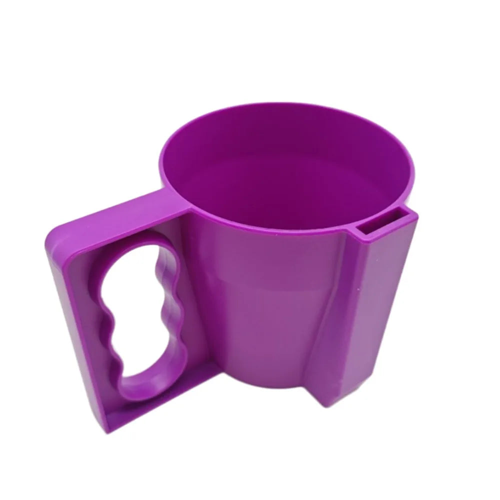 Drip-Proof Ice Cream Cup Holder with Handle & Spoon Slot Ice Cream Cone Holder Babs Purple