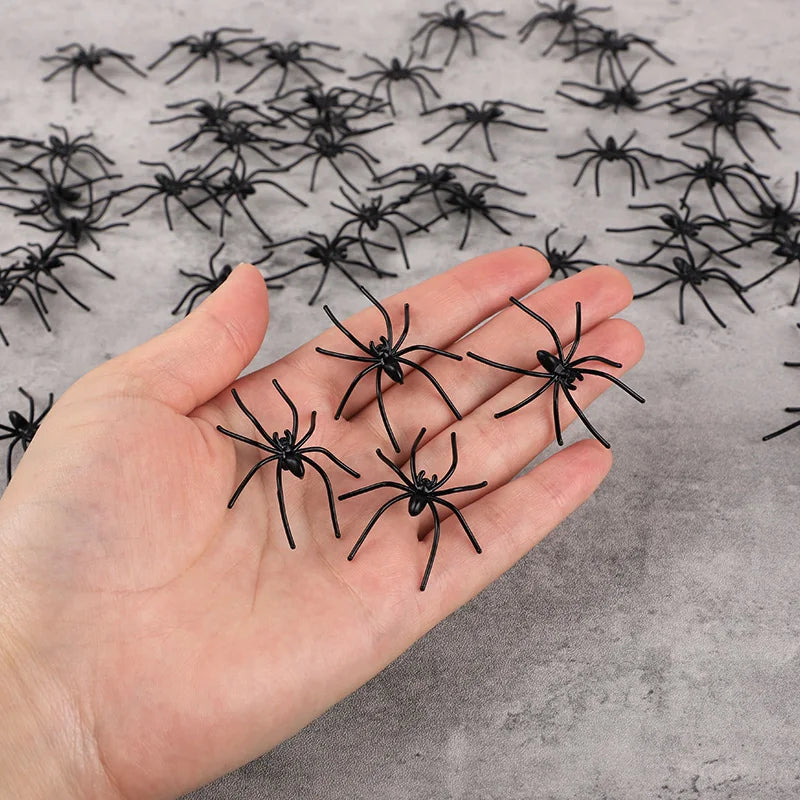 50-100Pcs Glow-in-Dark Halloween Spider Decorations & Props Halloween Decoration Props Babs