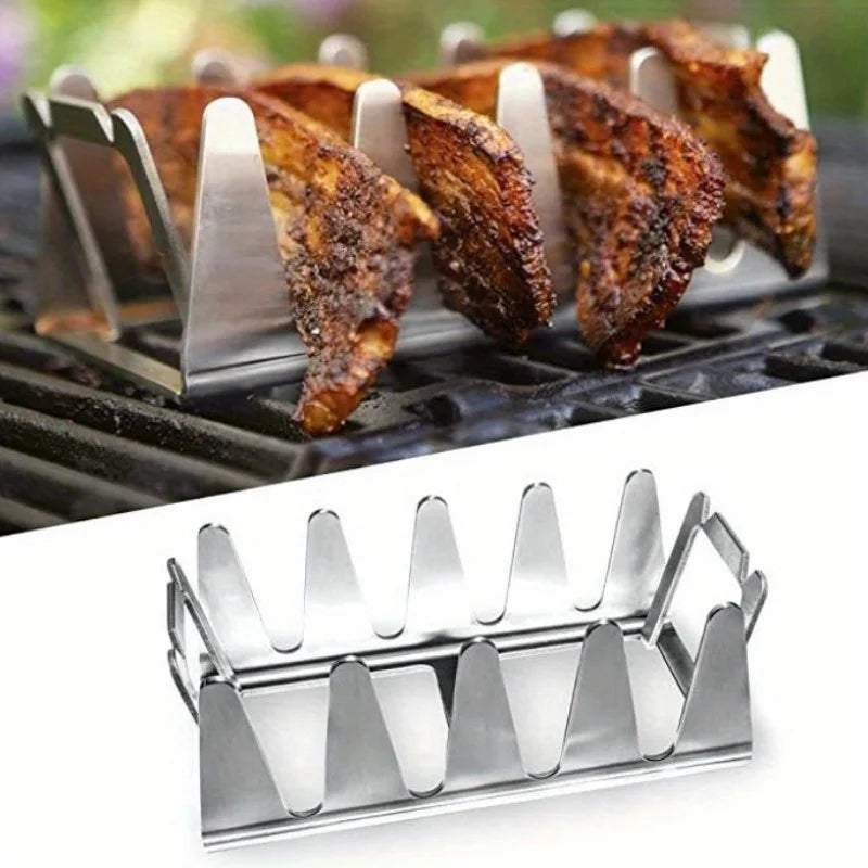Stainless Steel Multifunctional BBQ Rack for Outdoor Grilling BBQ Grill Rack Babs