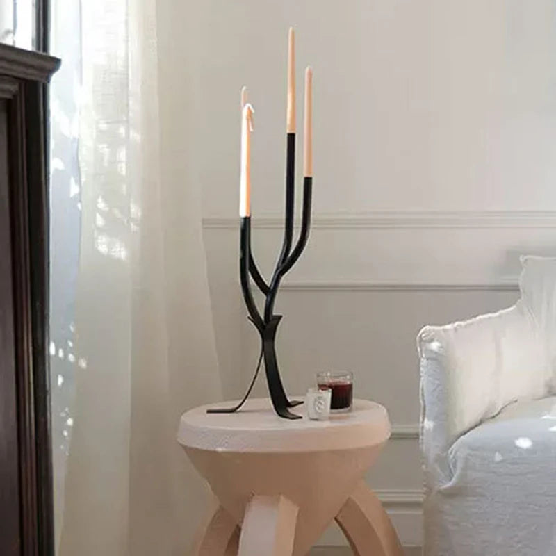 Vintage Metal Candle Holders – Nordic Minimalist Candlestick Metal Candle Holder Babs