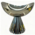 Heart-Shaped Stainless Steel Fruit Bowl – Modern Luxury Tray Decorative Fruit Bowl Babs Sliver