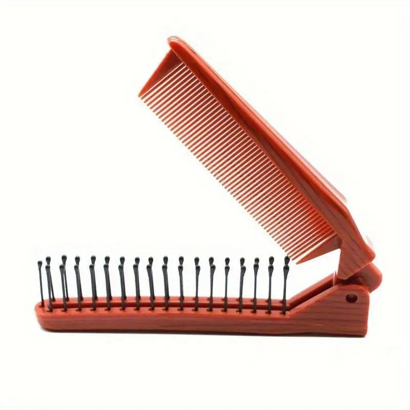 Folding Bristle Travel Comb – Portable Dual-Head Hair Comb Travel Hair Comb Babs