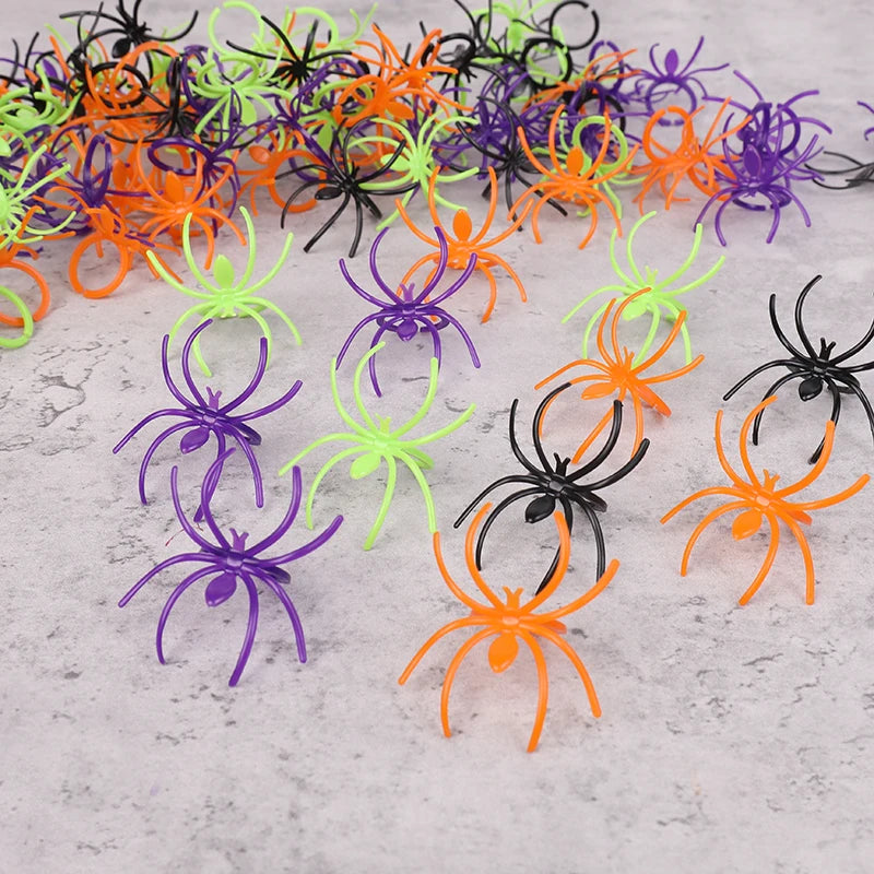 20pcs Mini Spider Rings – Halloween Party Favors for Kids Halloween Party Favors Babs