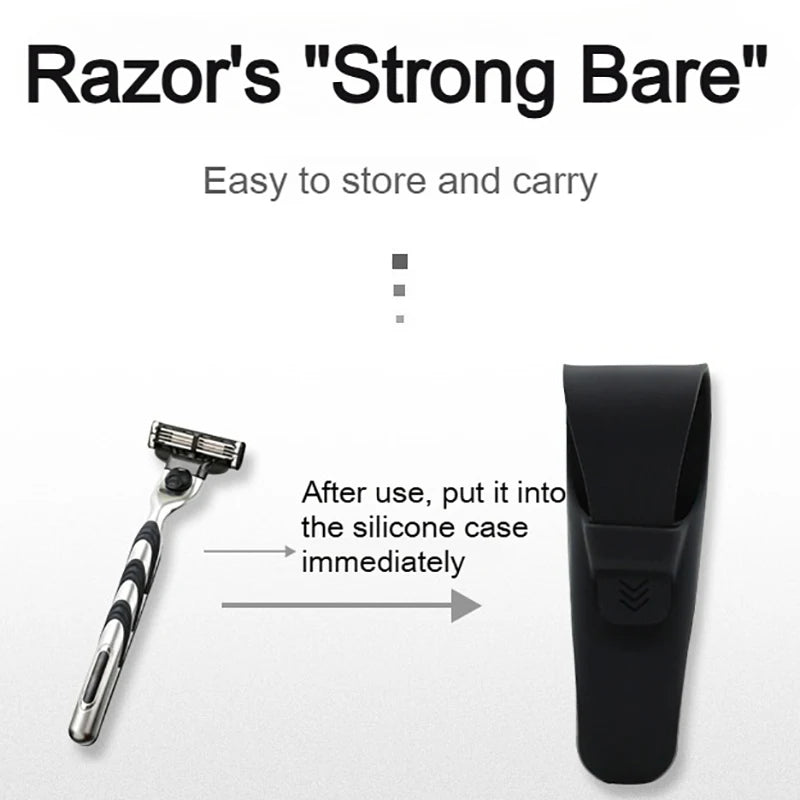 Silicone Razor Travel Case – Waterproof Portable Holder Box Razor Travel Case Babs