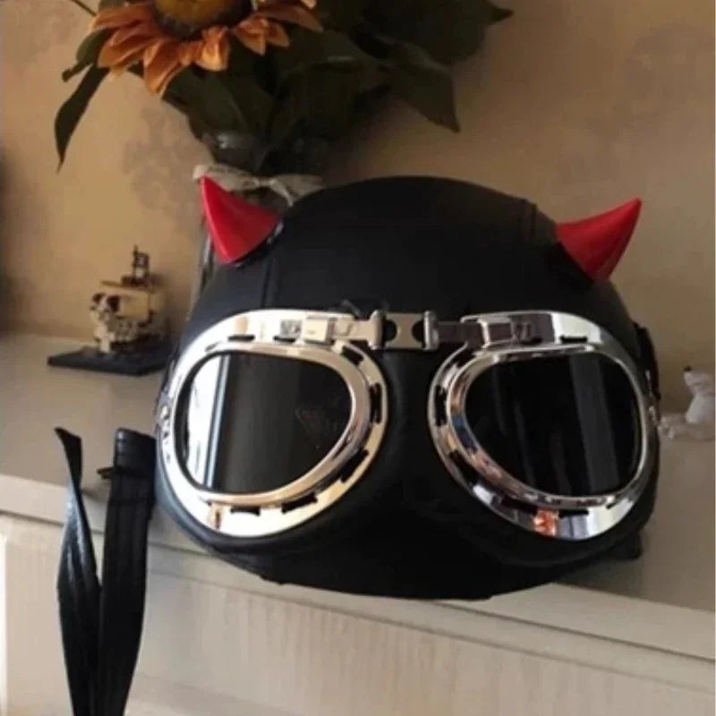 Devil Horn Helmet Decoration Suction Cup – Unisex 1-20 Pairs Helmet Decoration Babs