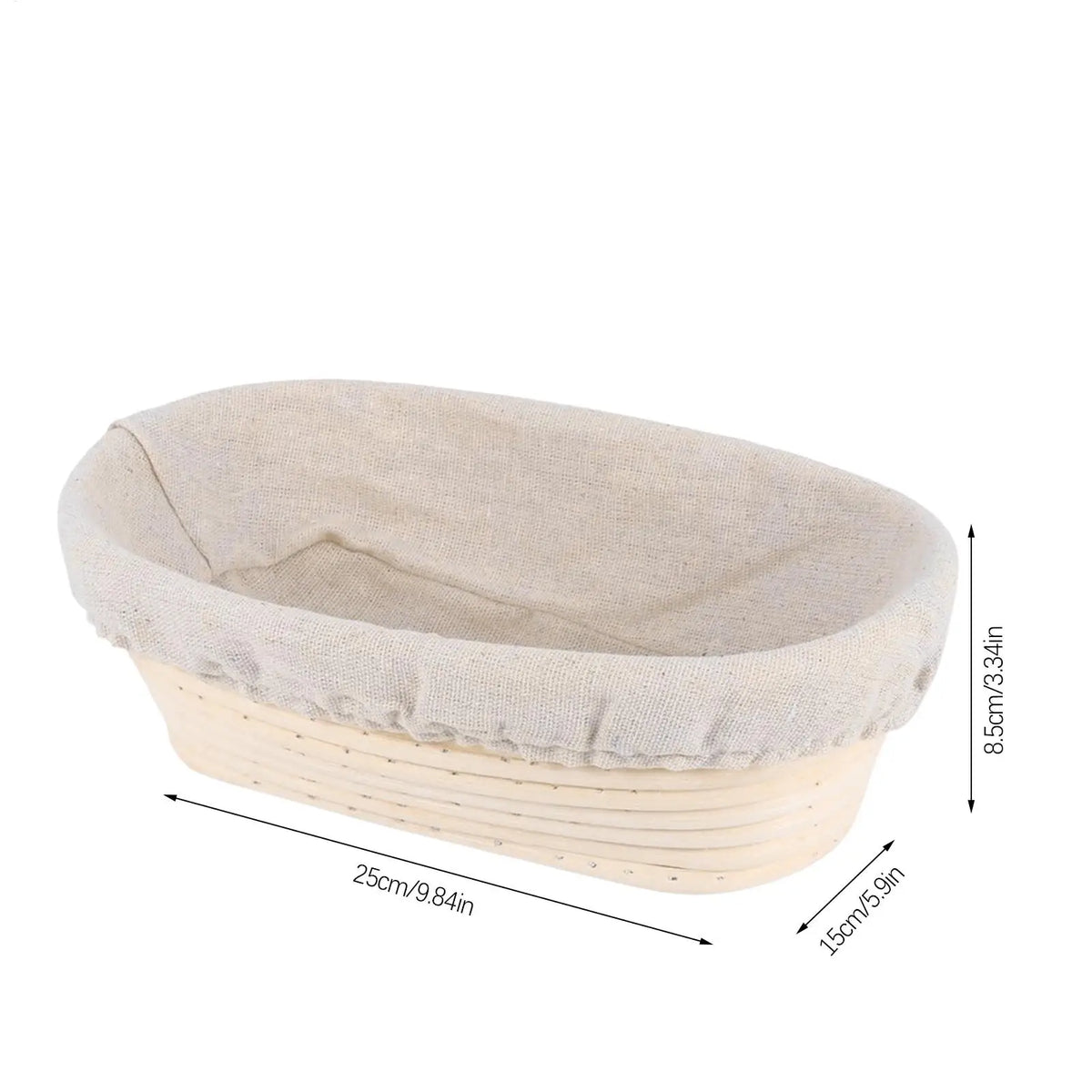 Oval Rattan Bread Proofing Basket | Sourdough Banneton Bread Proofing Basket Babs