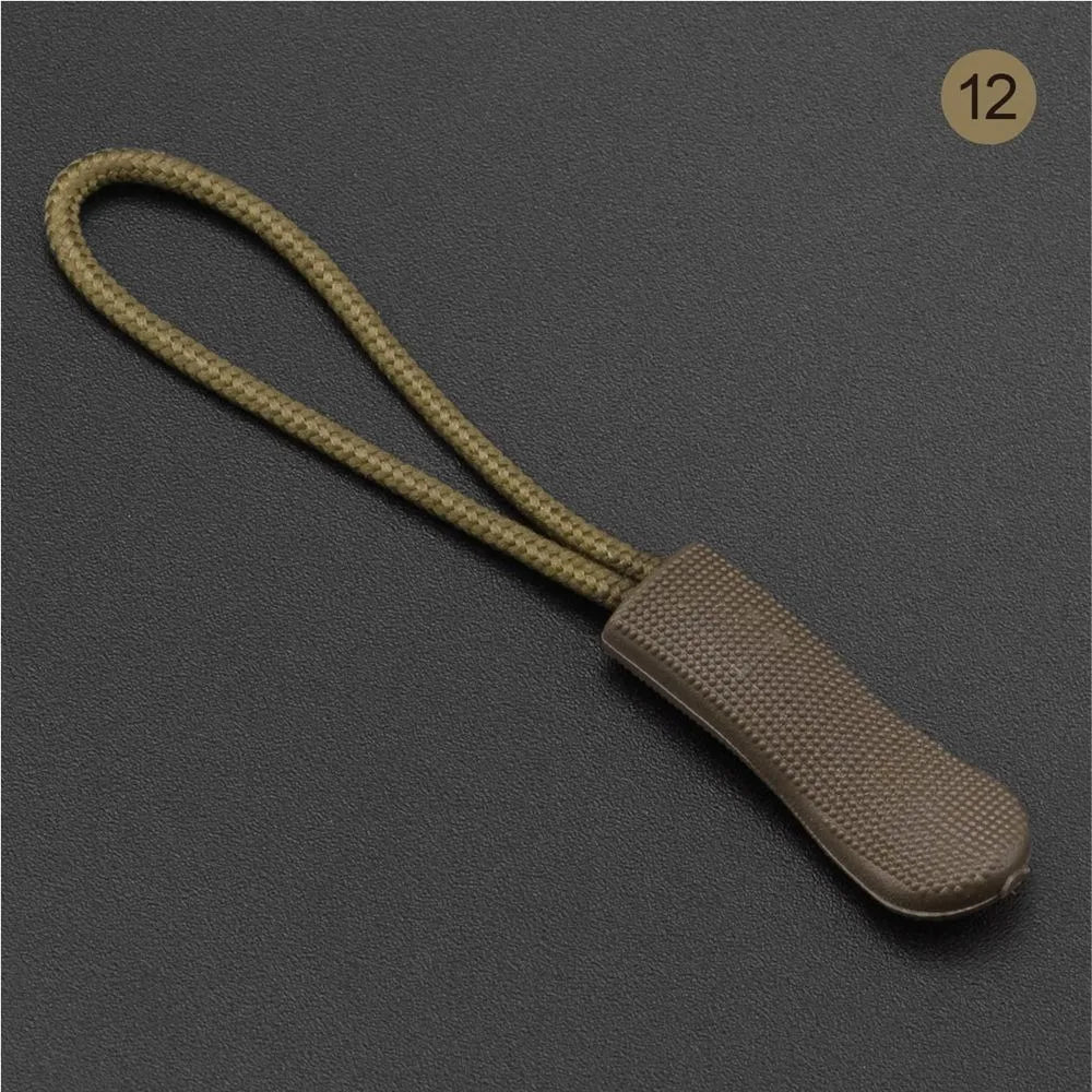 10pcs Zipper Puller Rope Buckles – Backpack, Tent & Travel Zipper Puller Set Babs 12