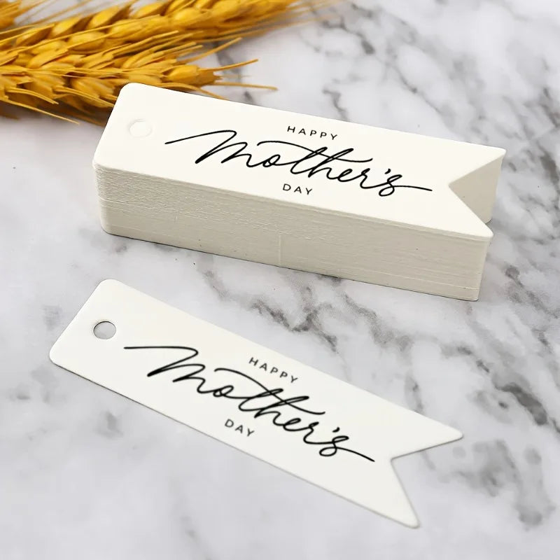 100pcs Mother's Day Gift Tags – Hanging Labels for DIY Crafts Gift Hang Tags Babs