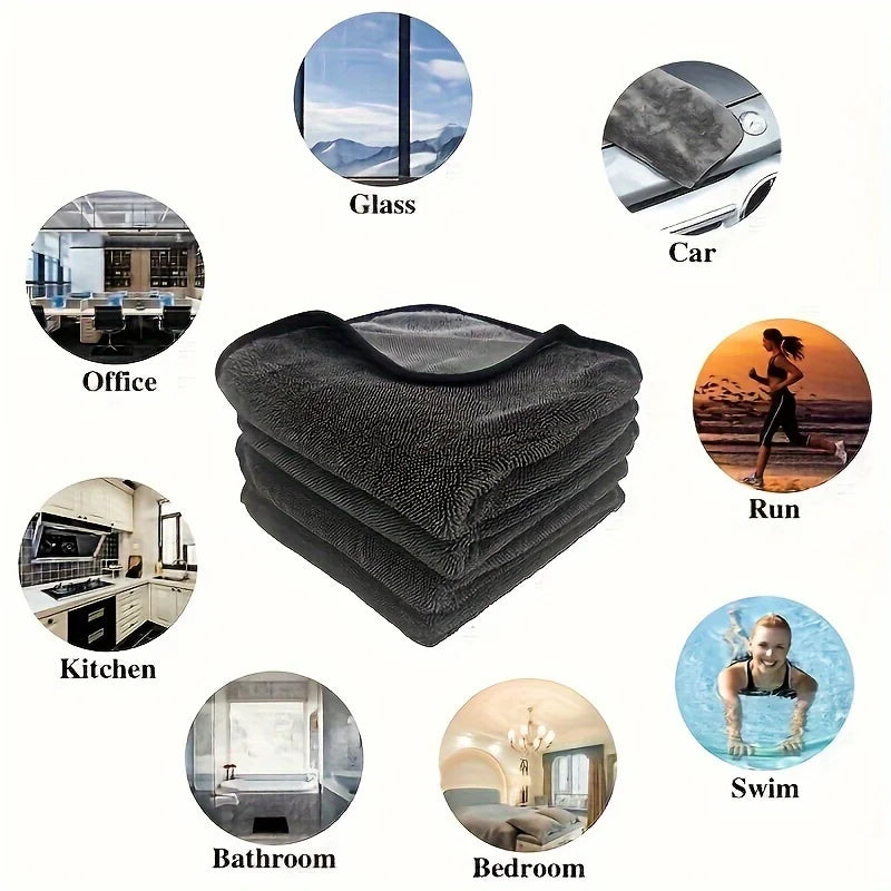 6-Pack Magic Microfiber Cleaning Cloths – Streak-Free, Quick Dry Microfiber Cleaning Cloth Babs