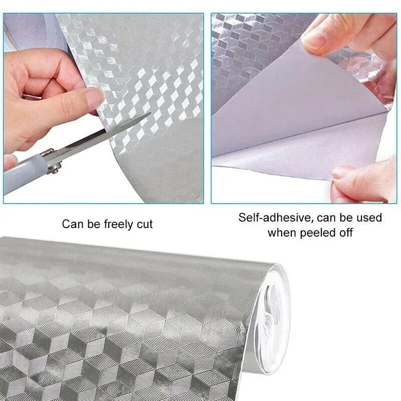 Oil-Proof Self-Adhesive Kitchen Backsplash Wallpaper – Waterproof PVC Peel & Stick Wallpaper Babs