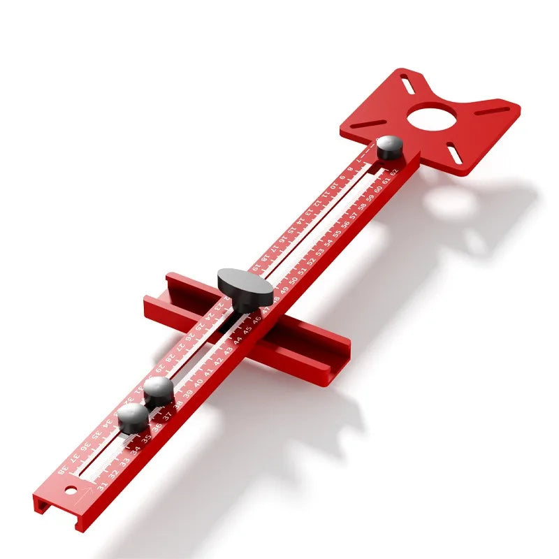 3-in-1 Woodworking Milling Circle Slotting Bracket 400mm Woodworking Bracket Tool Babs Red
