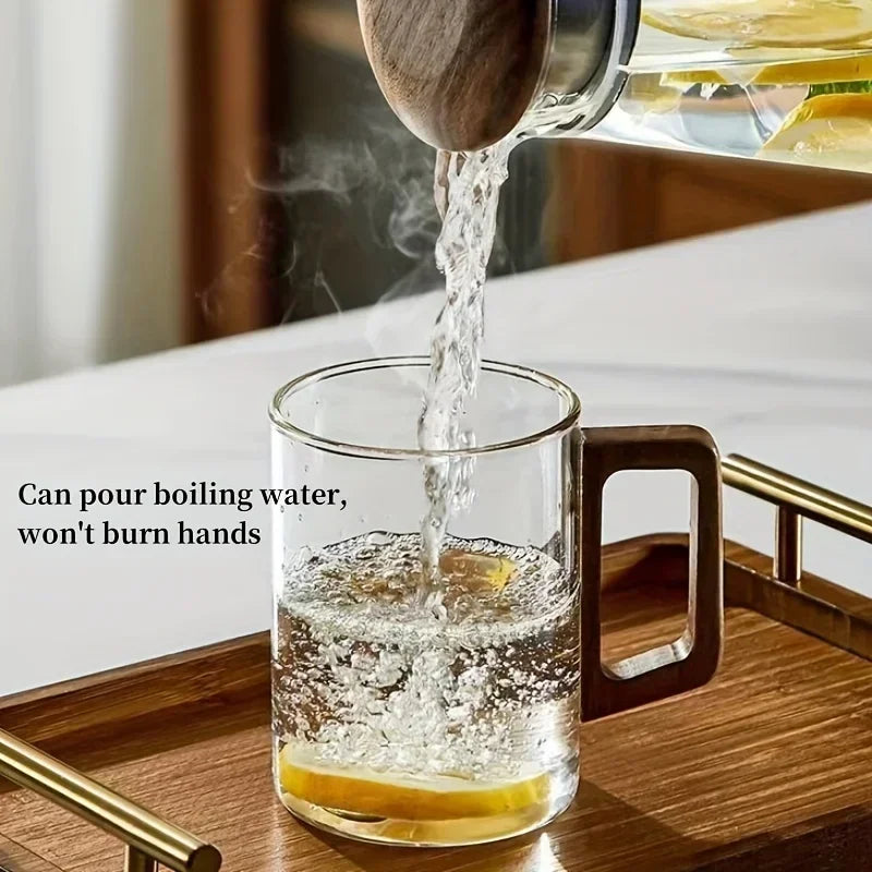 Large Glass Tea Cup – High-Temp Resistant for Office & Home Glass Tea Cup Babs