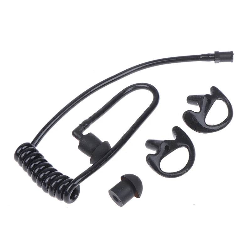 Walkie Talkie Acoustic Tube Earpiece Replacement – Coil & Earmold Radio Earpiece Kit Babs