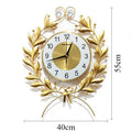 Nordic Modern Wall Clock – Gold Minimalist Silent Quartz, 55x40cm Decorative Wall Clock Babs Gold