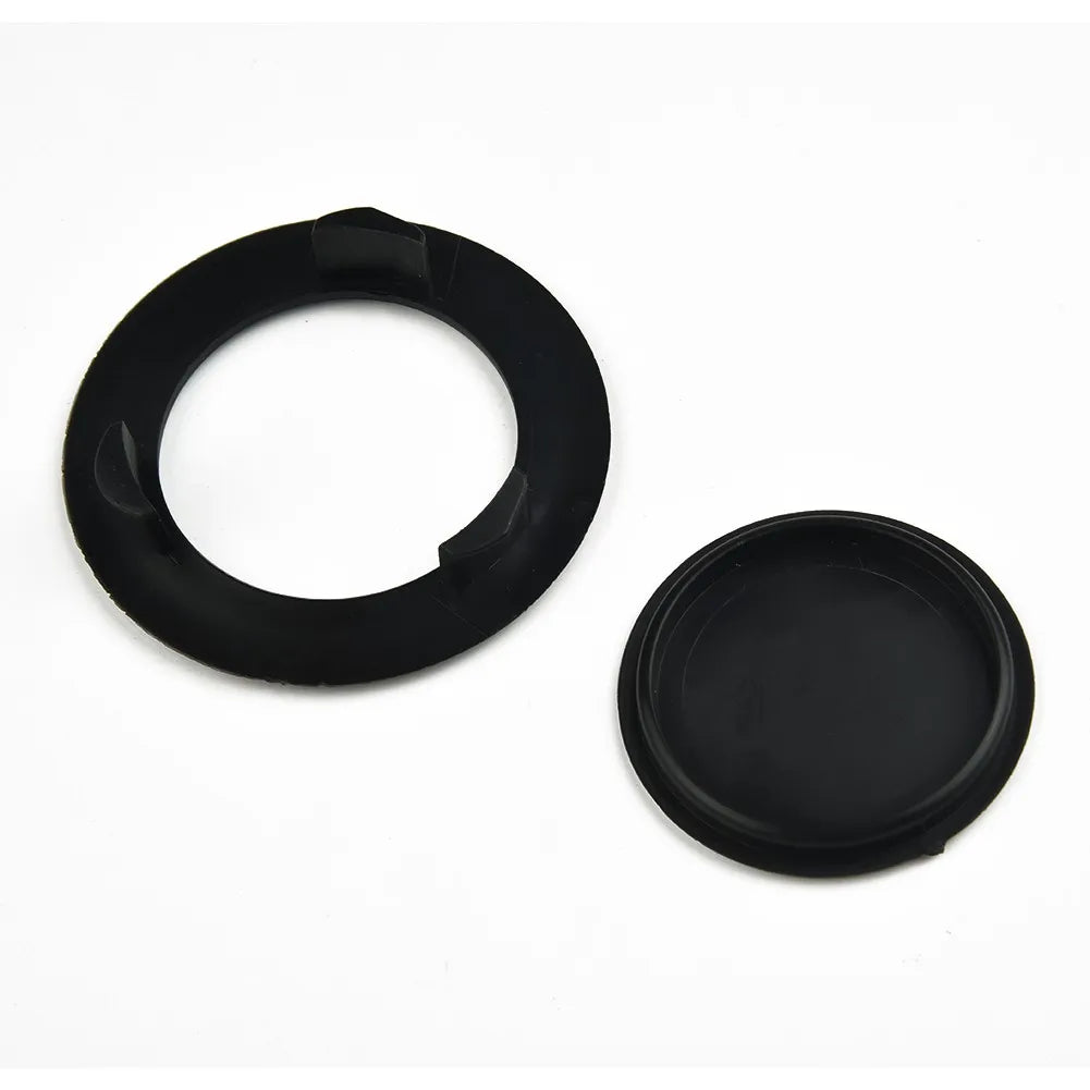Patio Table Umbrella Hole Ring & Cap Cover Set – 2 Pack Umbrella Hole Cover Babs Black