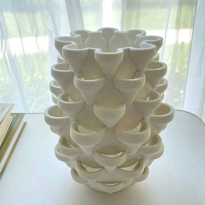Nordic Ceramic Vase – Elegant Modern Tabletop Flower Décor Decorative Ceramic Vase Babs