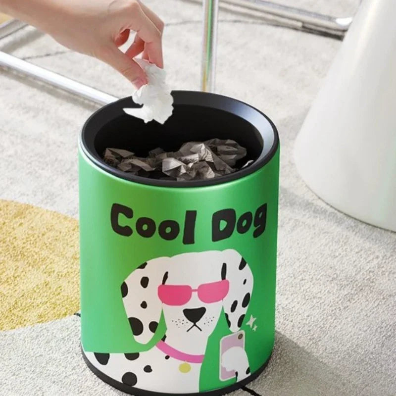 Luxury Stainless Steel Trash Can with Lid & Foot Pedal Foot Pedal Trash Can Babs