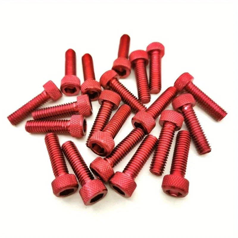 10pcs 6MM Colorful Motorcycle Fairing Bolts Nuts Kit – Universal Motorcycle Fairing Bolts Babs
