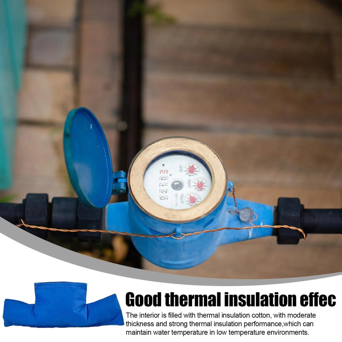 Water Meter Insulation Cover – Outdoor Winter Pipe Freeze Guard Pipe Insulation Cover Babs