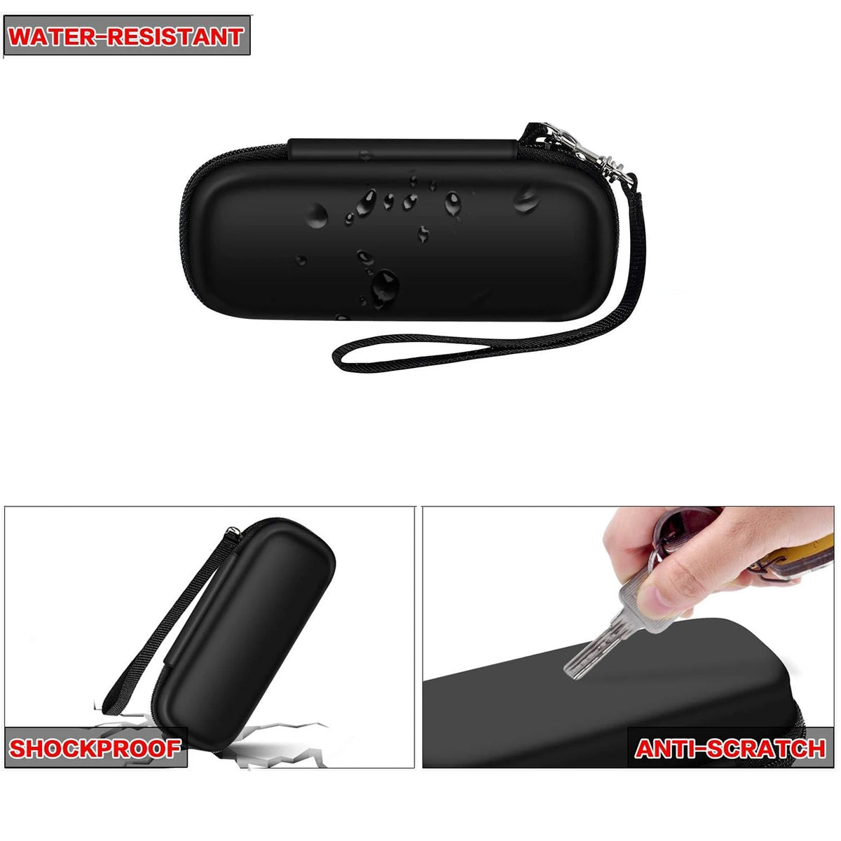 EVA Hard Case for Digital Voice Recorders – Multi-Brand Fit Recorder Carrying Case Babs