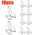 Clear Acrylic Coin Display Stand Easel Holder – 10/30 Pack Coin Display Stand Babs 10PCS