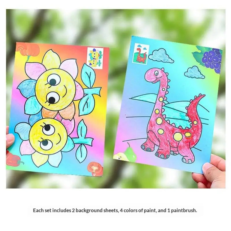 Kids DIY Watercolor Painting Set – Safe Washable Art Kit Kids Art Kit Babs