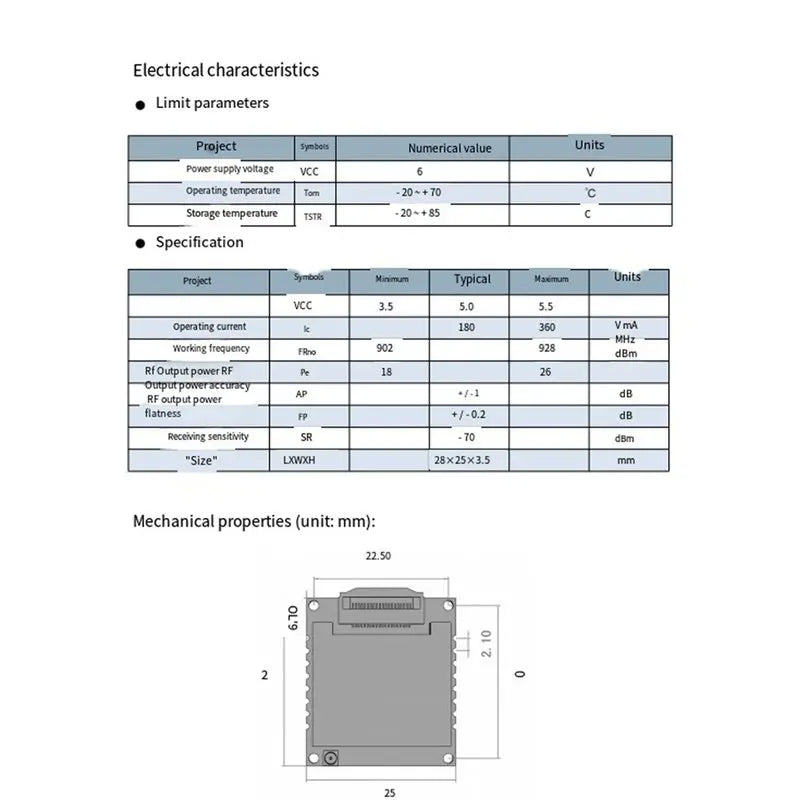 PR9200 UHF RFID Reader Writer Module 902-928MHz 18-26dBm Mini RFID Reader Module Babs