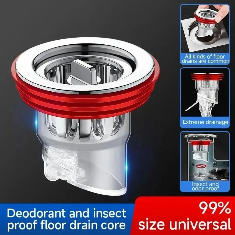 Odor-Proof Floor Drain Valve & Backflow Preventer – Kitchen & Bath Floor Drain Valve Babs