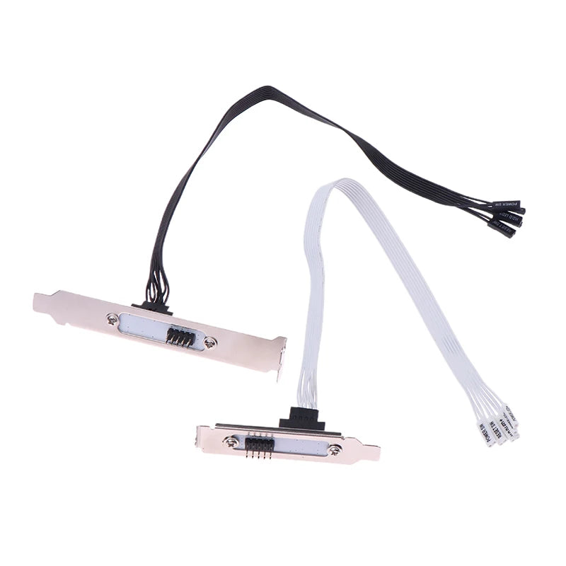 External PC Power & Reset Button Extension Cable – PCI Baffle PC Case Accessory Babs