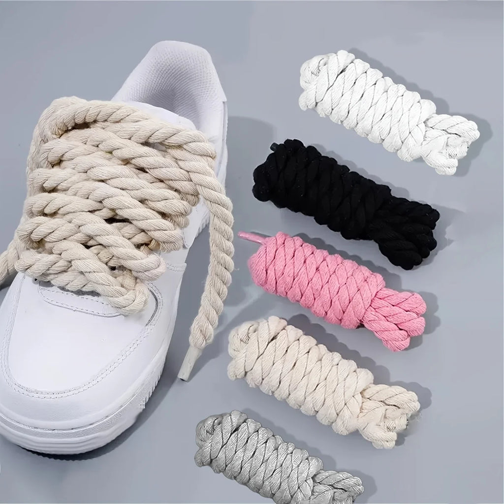 Handmade Braided Nylon Shoelaces – Durable Round Canvas Shoe Laces Braided Shoelaces Babs