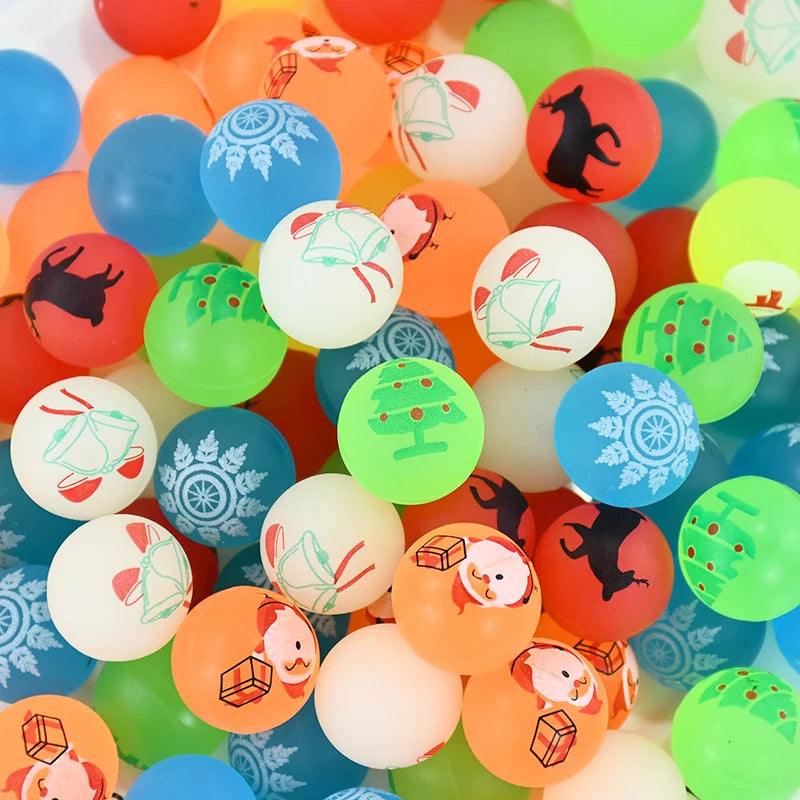 Glow in the Dark Bouncy Balls | Christmas & Party Favors 10–50 Pcs Bouncy Ball Set Babs