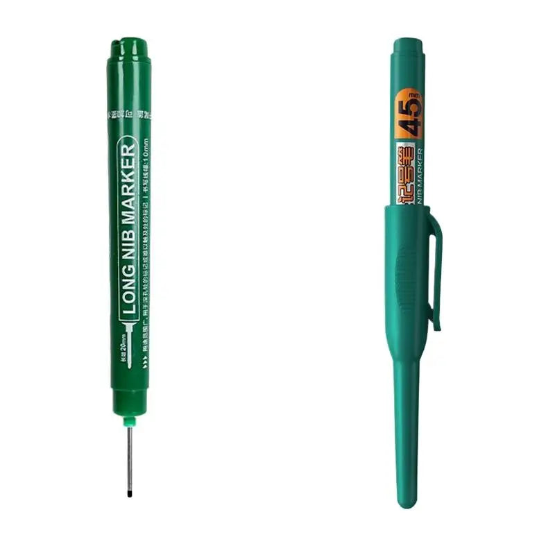 Deep Hole Marker Pen Long Needle 20mm/45mm – Woodworking & Tile Deep Hole Marker Pen Babs