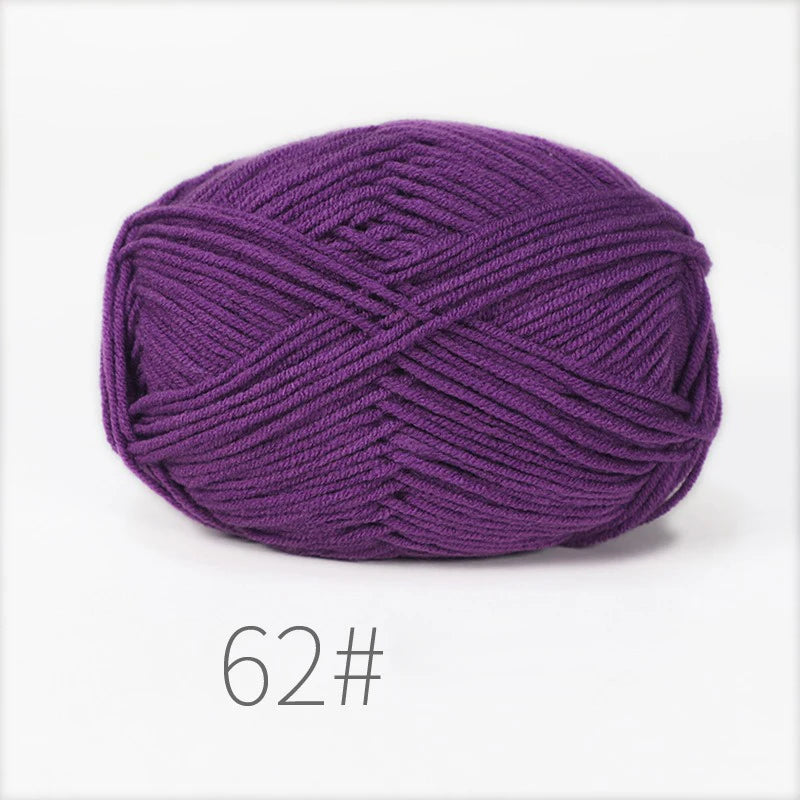 10 Balls 500g Soft Milk Cotton Yarn for Knitting & Crochet