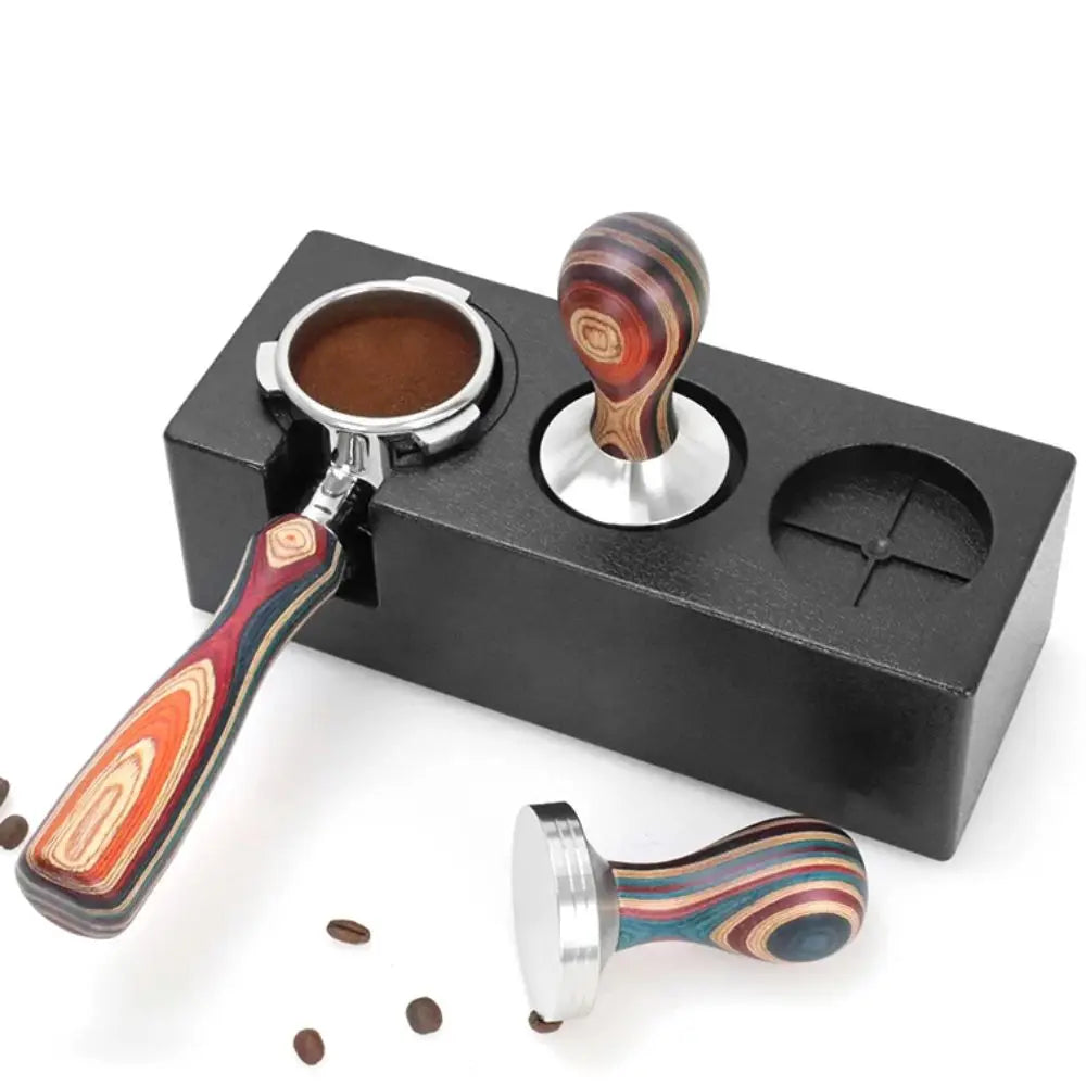 Wooden Handle Coffee Tamper 51/53/58mm – Stainless Steel Coffee Tamper Babs